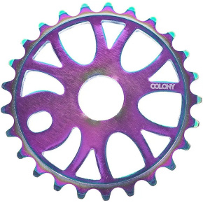 Colony Endeavor BMX Sprocket (Rainbow Anodise|25T)