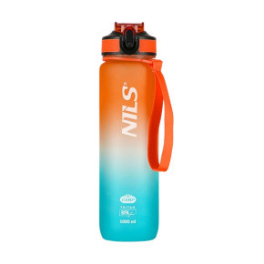 Tritan drinking bottle NILS Camp NCD68 1000 ml orange-blue