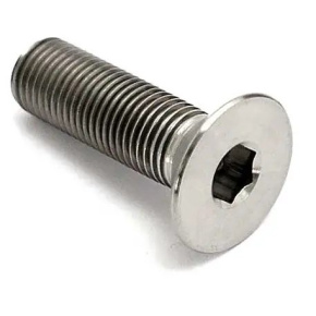 TLC Solid Titanium BMX Crank Spindle Bolt (Natural)