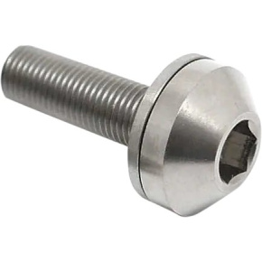 TLC Metric Titanium BMX Bolt Hubs (14mm|Natural)