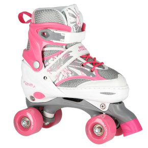 Quad roller skates NILS Extreme NQ1002 pink