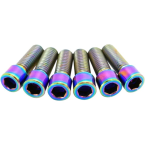 TLC Metric Titanium BMX Stem Bolts (Rainbow)