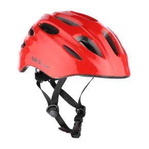 Helmet with flasher NILS Extreme MTW01 red