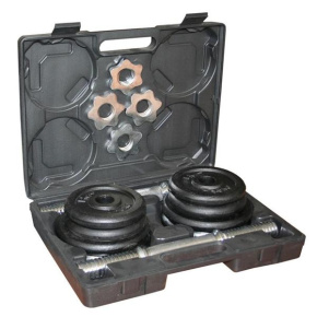 ST-20 CAST IRON DUMBBELL SET IN CASE 20KG HMS