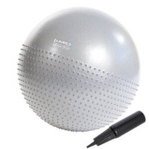 Massage gymnastics ball HMS YB03N 65 cm light grey