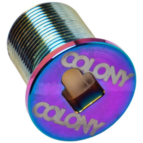 Colony BMX Fork Top Cap Bolt (Rainbow Anodise|M25)