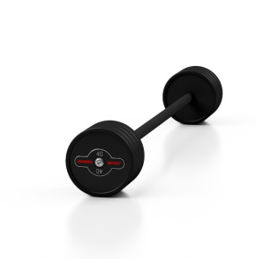 MARBO MW-SG-40 straight, two-hand dumbbell, 40 kg, black