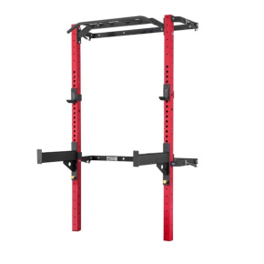 Foldable weight training cage - Power Rack HMS KLT23 red