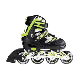 Kids roller skates NILS EXTREME NJ 3012 A green