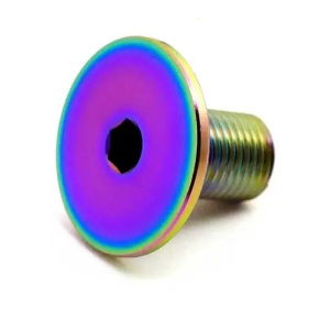 TLC Odyssey Titanium BMX Crank Bolt (Rainbow)