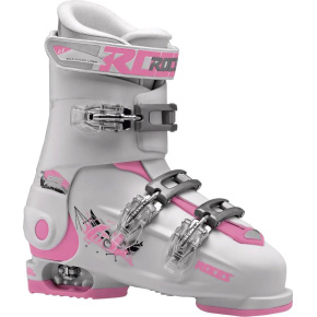 Roces Idea Free 6v1 nastavitelné dětské lyžařské boty (22.5-25.5|White/Pink)