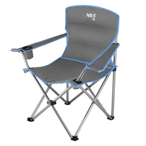 Folding chair NILS Camp NC3079 grey-blue