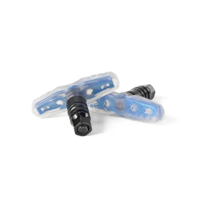 Salt Plus Propeller BMX Brake Pads (Clear/Cyan)