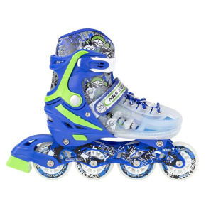 Kids roller skates NILS EXTREME NJ1812 A blue