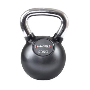 Vinyl kettlebell with chrome grip HMS KGC 20 kg