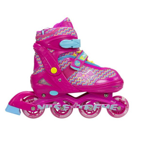 Kids roller skates NILS EXTREME NJ 4613 A pink