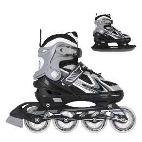 NH 18188 AND GREY WINTER SKATES 2IN1 NILS EXTREME