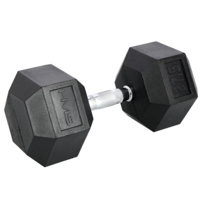 Black hexagonal one-handed HMS 27,5 kg