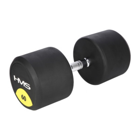 HMS HG Pro 60 kg rubberized one-handed dumbbell