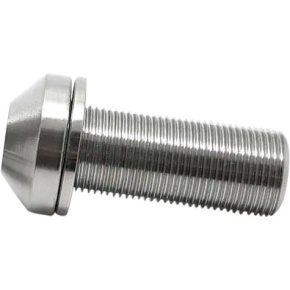 TLC 14x1mm Rear Titanium BMX Hub Bolt (14mm|Natural)