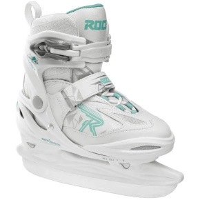 Roces Moody 3.0 Adjustable Girls Ice Skates (White|30-35)