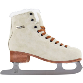 Roces Suede Eco-Fur Figure Skates (Suede-brown|39)