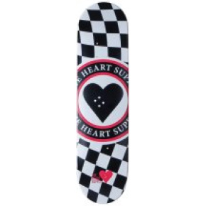 Heart Supply Insignia Check Skate Board (8"|Black)