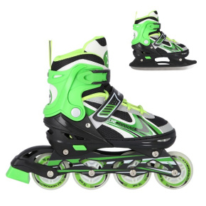 NH 18188 AND GREEN WINTER SKATES 2IN1 NILS EXTREME