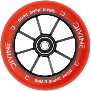 Divine Spoked Wheel 110mm Red