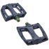 Colony Fantastic 9/16" BMX Pedals (Black/Green)