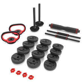 Set of HMS SGX120 Pro 6in1 dumbbells 20 kg