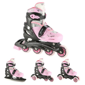 Skates NILS Extreme NH18331 4in1 pink