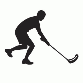 TEMPISH Floorball silhouette sticker