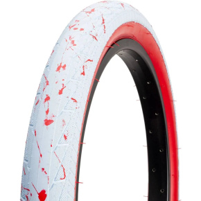 Fiction Hydra 20" LP BMX Tire (2.4"|Psycho White/Redwall)