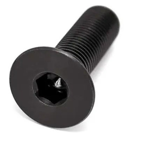 TLC Solid Titanium BMX Crank Spindle Bolt (Black)