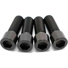 TLC Primo Titanium BMX Crank Arm Pinch Bolts (Black)