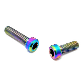 TLC Odyssey BMX Brake Lever Titanium Bolt Kit (Rainbow)