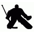 TEMPISH Hockey goalkeeper silhouette sticker