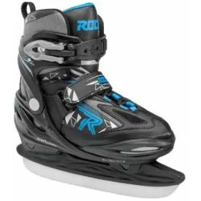 Roces Moody 3.0 Adjustable Kids Ice Skates (Black|36-40)