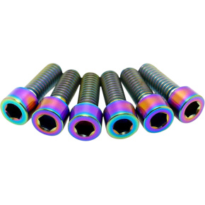 TLC Profile/Madera Titanium BMX Stem Bolts (Rainbow)